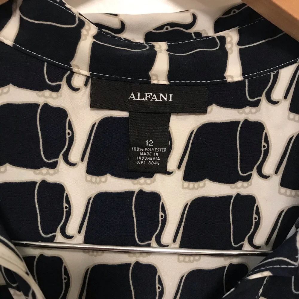 Alfani Black and White Mini Dress - Picture 3 of 5